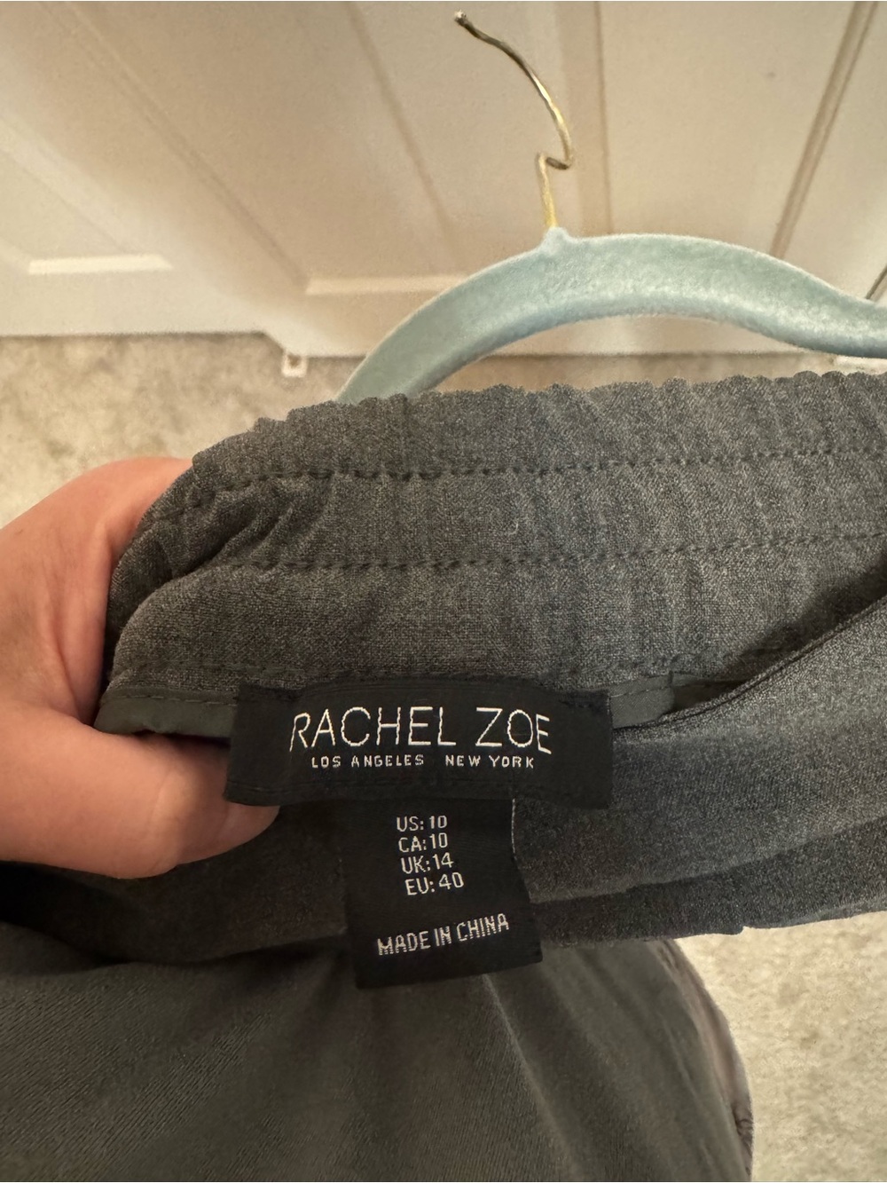 Rachel Zoe Gray Pull-On Dress Pants - Picture 3 of 3